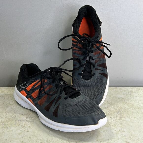 Fila Gray and Orange 11 Well-loved - Picture 2 of 9